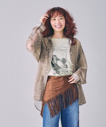 LEPSIM | 2WAY柄シアー長袖シャツ　664892(シャツ/ブラウス)