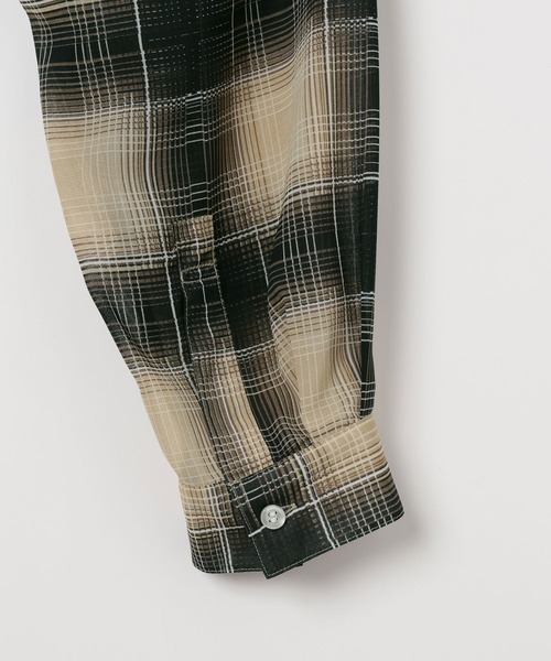 LEPSIM(レプシィム)の「2WAY柄シアー長袖シャツ 664892(シャツ/ブラウス・レディース・チェック/ブラック・FREE)」の20枚目の写真