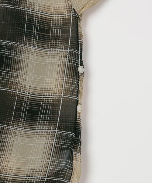 LEPSIM(レプシィム)の「2WAY柄シアー長袖シャツ 664892(シャツ/ブラウス・レディース・チェック/ブラック・FREE)」の22枚目の写真