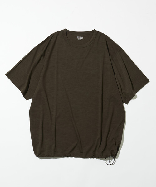 FREAK'S STORE(フリークスストア)の「ウォッシャブル メリノウールブレンド スピンドルTシャツ(Tシャツ/カットソー・メンズ・チャコールグレー/ブラック/ブラウン/ダークグレー・SMALL/MEDIUM/LARGE)」の19枚目の写真