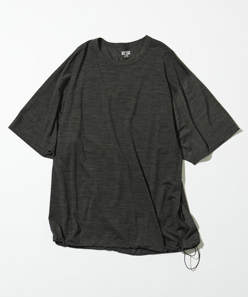 セール】ウォッシャブル メリノウールブレンド スピンドルTシャツ（T