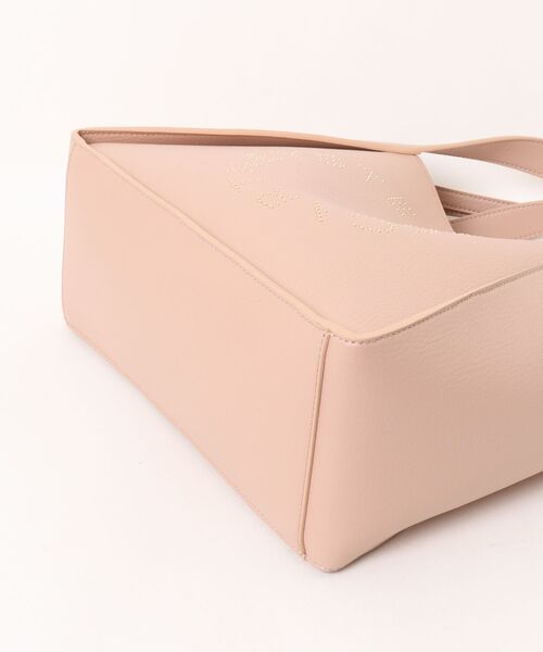 STELLA McCARTNEY(ステラマッカートニー)の「Logo Crossbody Tote Bag / ロゴ クロスボディ トートバッグ(トートバッグ・レディース・ピンクベージュ/ネイビー・ONE SIZE)」の5枚目の写真