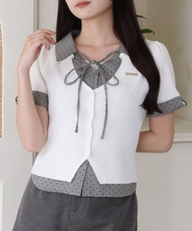 one after another NICE CLAUP | シャツドッキング半袖トップス(Tシャツ/カットソー)
