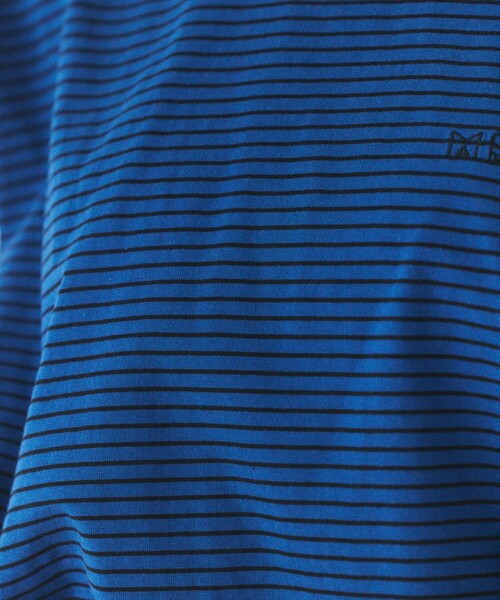 Firsthand(ファーストハンド)の「MA Firsthand/マ ファーストハンド ピンボーダー フレンチスリーブ Tシャツ/ PIN BORDER FRENCH SLEEVE TEE(Tシャツ/カットソー・レディース・ブラック/ネイビー/ホワイト・FREE)」の6枚目の写真