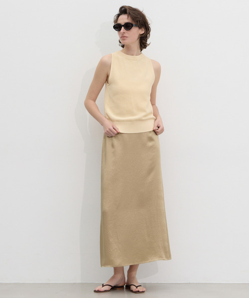 martinique（マルティニーク）の「鹿の子アメスリプルオーバー（ニット/セーター・レディース・ダークブラウン/ライトベージュ・FREE）」の6枚目の写真
