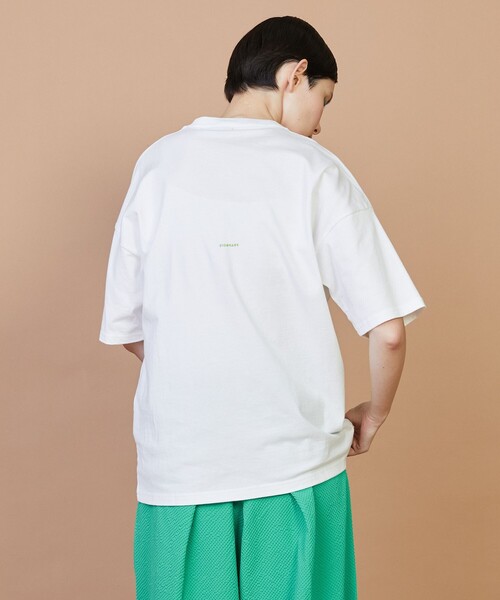 FRAPBOIS（フラボア）の「テイストT（Tシャツ/カットソー・レディース・グリーン/ホワイト/チャコールグレー・2/1/0）」の5枚目の写真