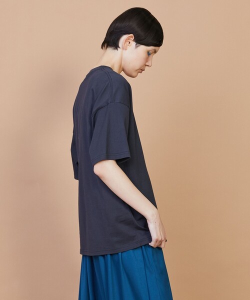 FRAPBOIS（フラボア）の「テイストT（Tシャツ/カットソー・レディース・グリーン/ホワイト/チャコールグレー・2/1/0）」の21枚目の写真