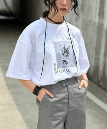 SIDEWAY STANCE（サイドウェイスタンス）の「【IMOKO】フォトプリント 半袖Tシャツ（Tシャツ/カットソー）」