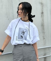 SIDEWAY STANCE（サイドウェイスタンス）の「【IMOKO】フォトプリント 半袖Tシャツ（Tシャツ/カットソー）」