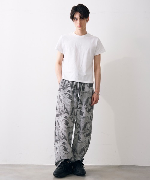 Shoowtime(ショウタイム)の「Abstract sweat pants / アブストラクトスウェットパンツ(スウェットパンツ・メンズ・グレー/ブラック・MEDIUM/LARGE/X-LARGE)」の12枚目の写真