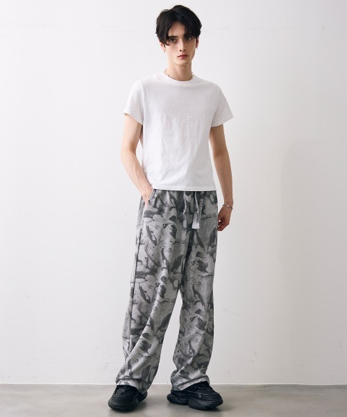 Shoowtime(ショウタイム)の「Abstract sweat pants / アブストラクトスウェットパンツ(スウェットパンツ・メンズ・グレー/ブラック・MEDIUM/LARGE/X-LARGE)」の16枚目の写真