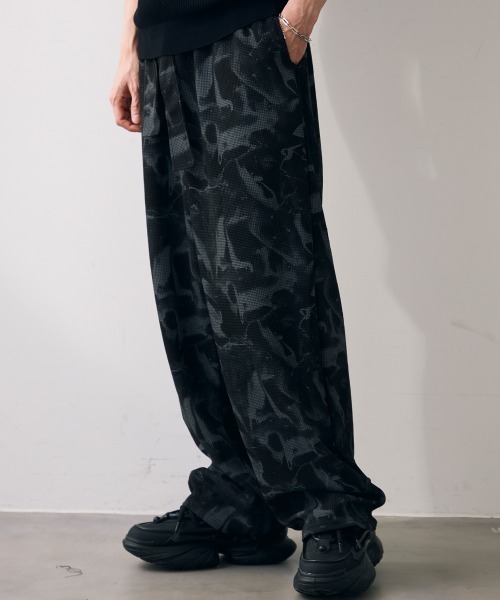 Shoowtime(ショウタイム)の「Abstract sweat pants / アブストラクトスウェットパンツ(スウェットパンツ・メンズ・グレー/ブラック・MEDIUM/LARGE/X-LARGE)」の4枚目の写真