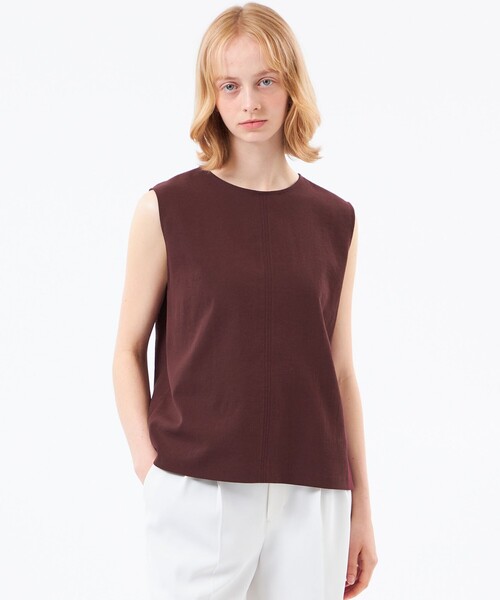 MACKINTOSH PHILOSOPHY(マッキントッシュ フィロソフィー)の「ドライオックスフォード2WAYブラウス(シャツ/ブラウス・レディース・オフホワイト/ベージュ系その他/ブラウン系その他4/ダークネイビー/ブルー・36/38)」の18枚目の写真