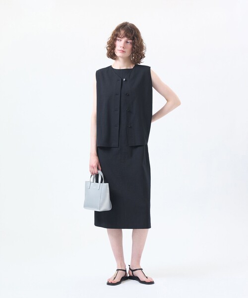 MACKINTOSH PHILOSOPHY(マッキントッシュ フィロソフィー)の「ドライオックスフォード2WAYブラウス(シャツ/ブラウス・レディース・オフホワイト/ベージュ系その他/ブラウン系その他4/ダークネイビー/ブルー・36/38)」の22枚目の写真
