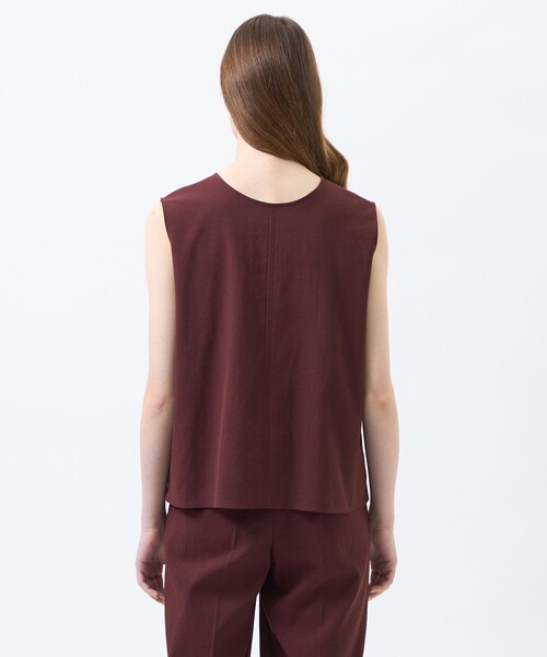 MACKINTOSH PHILOSOPHY(マッキントッシュ フィロソフィー)の「ドライオックスフォード2WAYブラウス(シャツ/ブラウス・レディース・オフホワイト/ベージュ系その他/ブラウン系その他4/ダークネイビー/ブルー・36/38)」の8枚目の写真