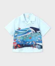 ポールスミスキッズ120Tシャツ・スエット ボーイス オーシャン・シーサイド Tシャツ / 893197 3561211（Tシャツ