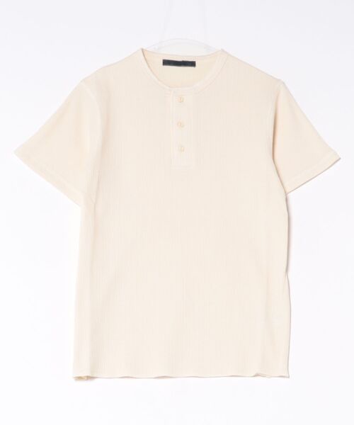 サーマル ヘンリーネック 半袖Tシャツ【UNISEX】（Tシャツ/カットソー