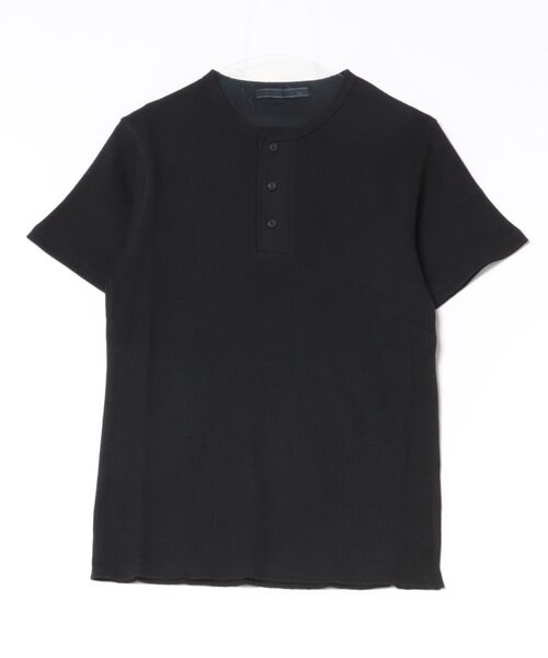 RRL ヘンリーネック　サーマル半袖カットソー サーマル ヘンリーネック 半袖Tシャツ【UNISEX】（Tシャツ/カットソー