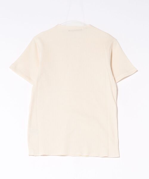 Revo.(レボ)の「サーマル ヘンリーネック 半袖Tシャツ【UNISEX】(Tシャツ/カットソー・メンズ・杢グレー/ホワイト系/ホワイト系1/カーキ/ブラック・M/L/XL)」の6枚目の写真