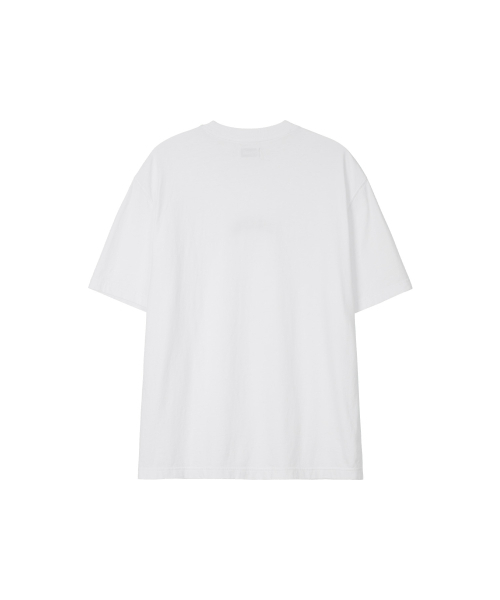 NOHANT(ノアン)の「COLLEGE LOGO T-SHIRT WHITE(Tシャツ/カットソー・メンズ・ホワイト・LARGE/MEDIUM/SMALL/X-SMALL)」の4枚目の写真