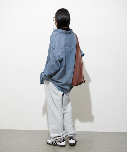 JOURNAL STANDARD（ジャーナルスタンダード）の「《追加2》ライトオンスデニムシャツ（シャツ/ブラウス・レディース・ブルー系その他/ベージュ・FREE）」の19枚目の写真