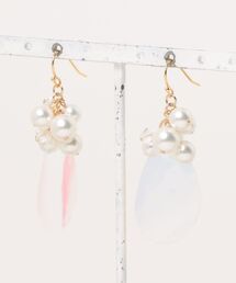 wamushroom by wamcom/aurora drop オーロラドロップ パールピアス
