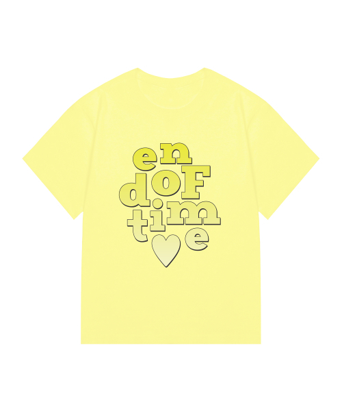 GRAVER（グレーバー）の「[ユニセックス]エンドオブタイムグラデーションスリム半袖Tシャツ_3色（Tシャツ/カットソー・レディース・スカイブルー/ホワイト/イエロー・X-SMALL）」の11枚目の写真