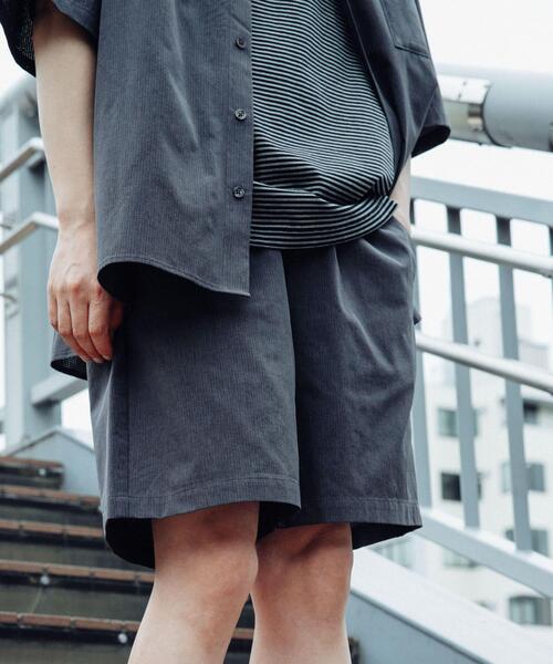 ITEMS URBANRESEARCH(アイテムズ アーバンリサーチ)の「『接触冷感/速乾/イージーケア』WINDY MESH ショートパンツ(その他パンツ・メンズ・ブラック/チャコールグレー/ネイビー/その他1・MEDIUM/LARGE/X-LARGE)」の1枚目の写真