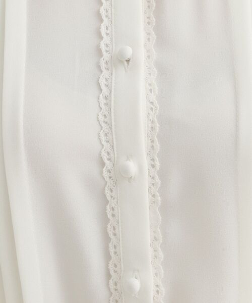 couture brooch(クチュールブローチ)の「【洗える】ピンタック ブラウス(シャツ/ブラウス・レディース・ベビーピンク/オフホワイト/ネイビー・42/40/38/36)」の14枚目の写真