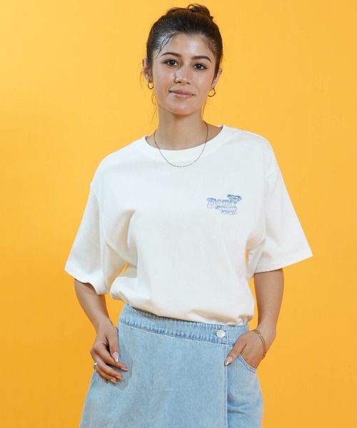 ムラサキスポーツ(ムラサキスポーツ)の「【ムラサキスポーツ限定】ムラサキ × ROXY ロキシー 半袖 コラボレーション Tシャツ RST262650M(Tシャツ/カットソー・レディース・オフホワイト/ライトイエロー・M/L)」の18枚目の写真
