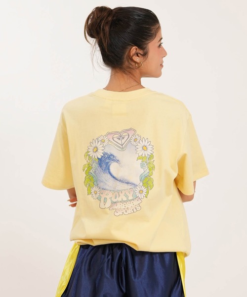 ムラサキスポーツ(ムラサキスポーツ)の「【ムラサキスポーツ限定】ムラサキ × ROXY ロキシー 半袖 コラボレーション Tシャツ RST262650M(Tシャツ/カットソー・レディース・オフホワイト/ライトイエロー・M/L)」の21枚目の写真
