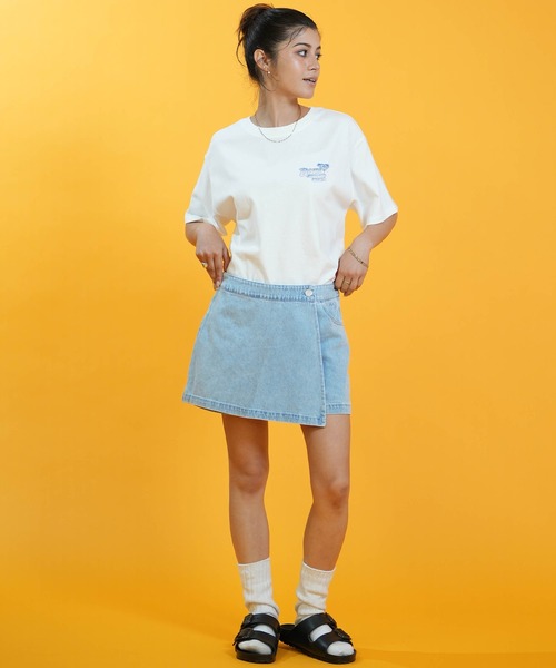 ムラサキスポーツ(ムラサキスポーツ)の「【ムラサキスポーツ限定】ムラサキ × ROXY ロキシー 半袖 コラボレーション Tシャツ RST262650M(Tシャツ/カットソー・レディース・オフホワイト/ライトイエロー・M/L)」の22枚目の写真