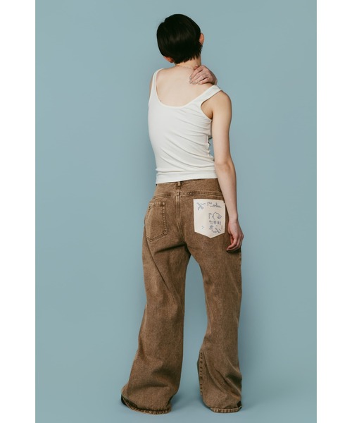 Knuth Marf（クヌースマーフ）の「studded tank top（タンクトップ・レディース・グレー/ホワイト・FREE）」の16枚目の写真