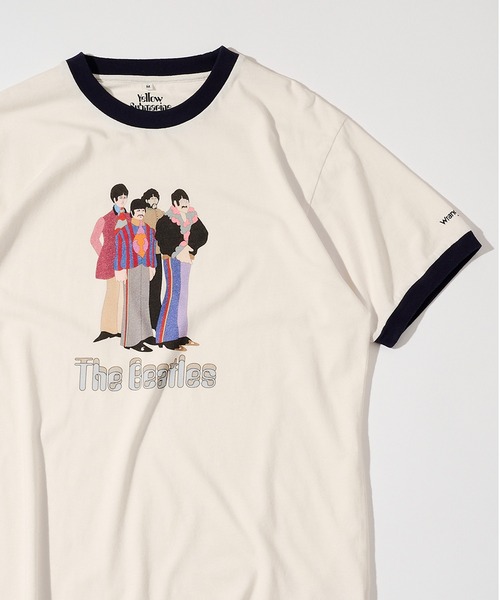 Wrangler(ラングラー)の「【Wrangler】WRINGER TEE BEATLES WT9041(Tシャツ/カットソー・メンズ・ホワイト系その他2/ホワイト系その他3/ホワイト系1・L/M/S/XL)」の1枚目の写真