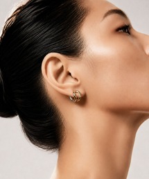 Lyvi（ライビィ）の「バイカラー/Layered Orbit Hoop Pierce-Contrast Edition / 金属アレルギー対応（ピアス（両耳用））」