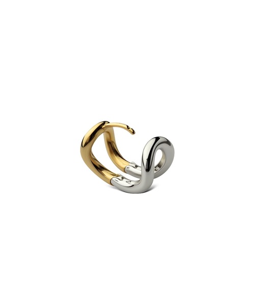 Lyvi(ライビィ)の「バイカラー/Layered Orbit Hoop Pierce-Contrast Edition / 金属アレルギー対応(ピアス(両耳用)・レディース・ゴールド系その他・FREE)」の3枚目の写真