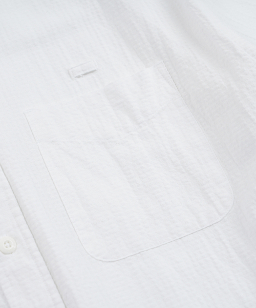FRIZMWORKS(フリズムワークス)の「OG DOBBY WEAVE SEERSUCKER HALF SHIRT _ WHITE(シャツ/ブラウス・メンズ・その他・SMALL/MEDIUM/LARGE/X-LARGE)」の4枚目の写真