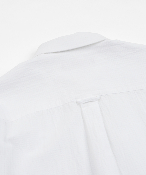 FRIZMWORKS(フリズムワークス)の「OG DOBBY WEAVE SEERSUCKER HALF SHIRT _ WHITE(シャツ/ブラウス・メンズ・その他・SMALL/MEDIUM/LARGE/X-LARGE)」の6枚目の写真