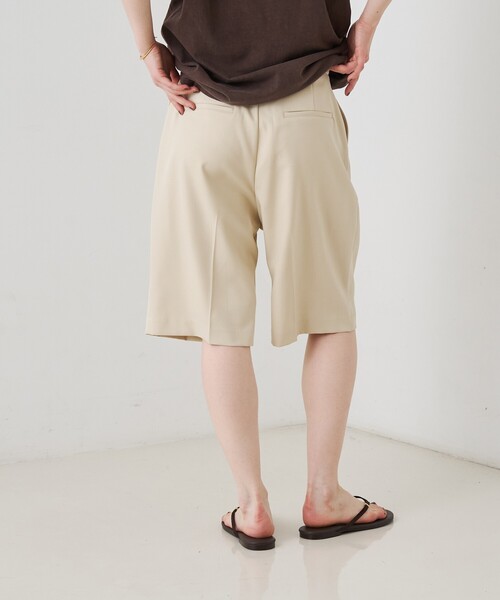 Rouge vif Anna(ルージュヴィフアンナ)の「サイロツイルハーフパンツ(その他パンツ・レディース・グレイッシュベージュ/オフホワイト・36/38)」の8枚目の写真