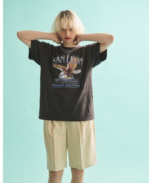 Rouge vif Anna(ルージュヴィフアンナ)の「サイロツイルハーフパンツ(その他パンツ・レディース・グレイッシュベージュ/オフホワイト・36/38)」の17枚目の写真