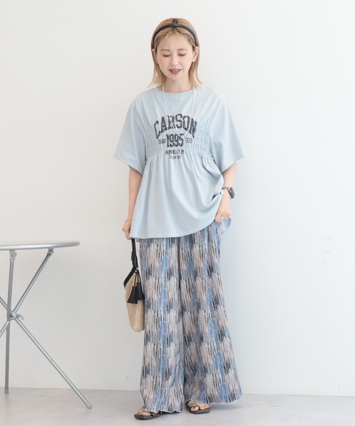 AMERICAN HOLIC（アメリカンホリック）の「アソート柄ジャカードパンツ（その他パンツ・レディース・ブラウン/ブラック/ブルー/チャコールグレー・L/M）」の14枚目の写真