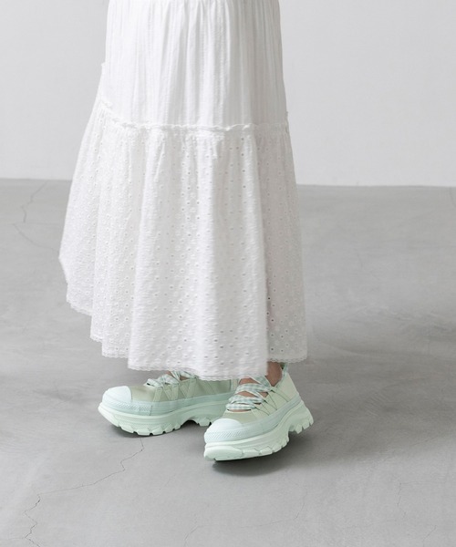 CONVERSE(コンバース)の「CONVERSE コンバース ALL STAR TREKWAVE BL OX オールスター 厚底 レースアップ スニーカー(スニーカー・レディース・ブラック/ミント・23.5cm/23.0cm/22.5cm/22.0cm/26.0cm/25.5cm/25.0cm/24.5cm/24.0cm)」の16枚目の写真