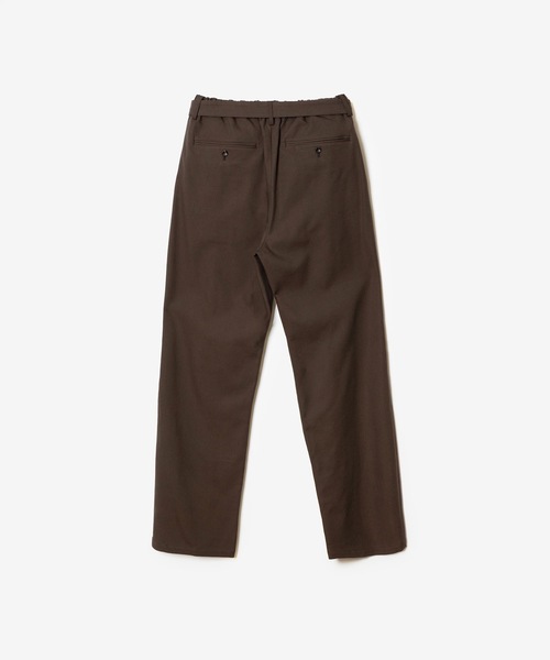 ATTACHMENT(アタッチメント)の「CO/TEN パウダリーダブルクロス ベルテッドワイドトラウザーズ / CO/TEN POWDERY DOUBLE CROTH BELTED WIDE TROUSERS(スラックス・メンズ・ダークブラウン/ライトカーキ/ブラック・3/2/1/4)」の5枚目の写真