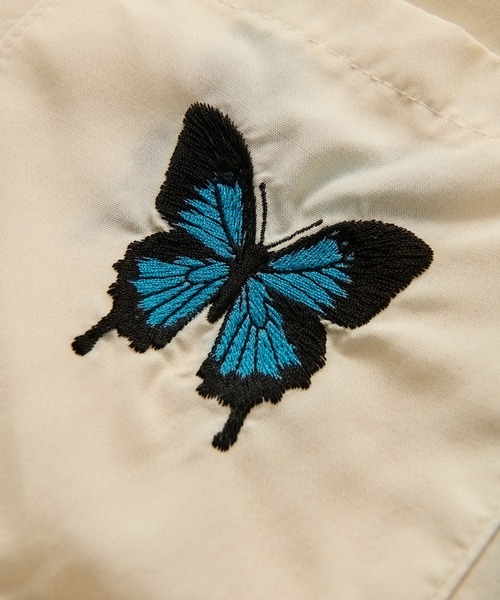 mando(マンド)の「mando / DADAIST BUTTERFLY SHIRTS《ESTNATION EXCLUSIVE》(シャツ/ブラウス・メンズ・ダークブラック/ライトホワイト・3/2)」の16枚目の写真