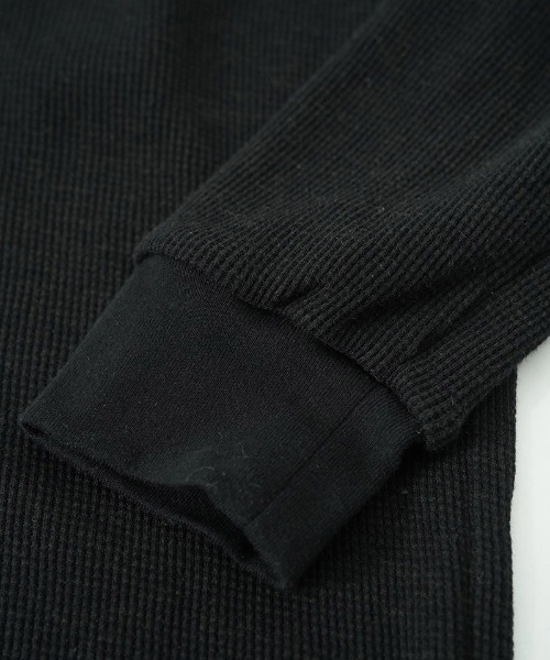 EGO TRIPPING(エゴトリッピング)の「mlt5725-WOOL THERMAL-TEE ウールサーマルカットソー(666705)(Tシャツ/カットソー・メンズ・チャコール/ブラック/オリーブ・48/46)」の11枚目の写真
