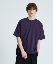 コットンポンチ マイクロボーダー Tシャツ / オーバーサイズ