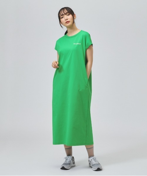 NEW BALANCE（ニューバランス）の「【別注】ニューバランス New Balance ファンクションドレス 限定コラボ（ワンピース・レディース・グリーン/ブラック/ブラウン・L/S/M）」の3枚目の写真