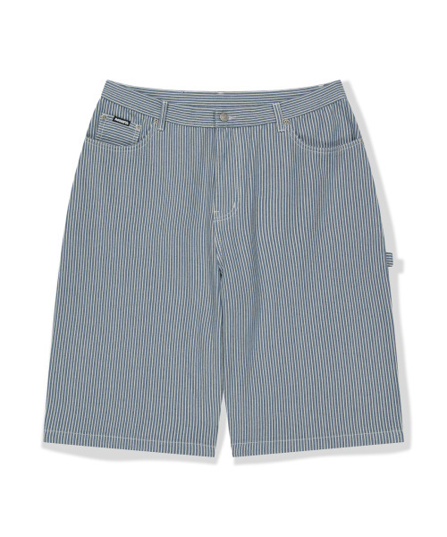 WKNDRS(ウィーキャンドース)の「PINSTRIPE SHORTS (L.BLUE)(その他パンツ・レディース・その他・MEDIUM/LARGE/X-LARGE)」の1枚目の写真