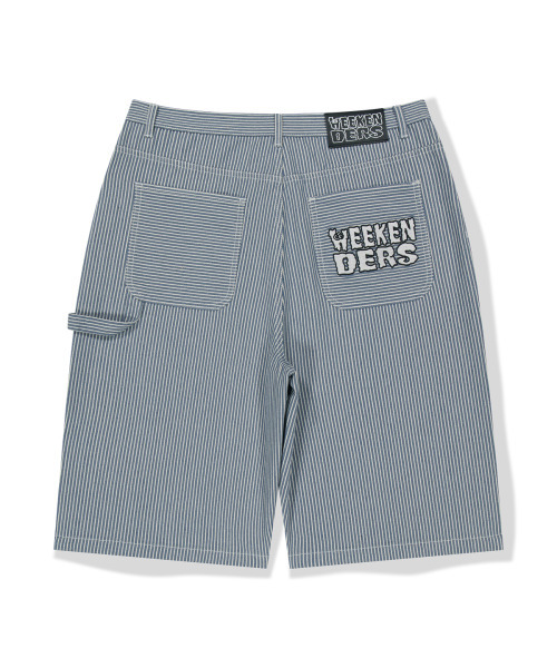 WKNDRS(ウィーキャンドース)の「PINSTRIPE SHORTS (L.BLUE)(その他パンツ・レディース・その他・MEDIUM/LARGE/X-LARGE)」の2枚目の写真