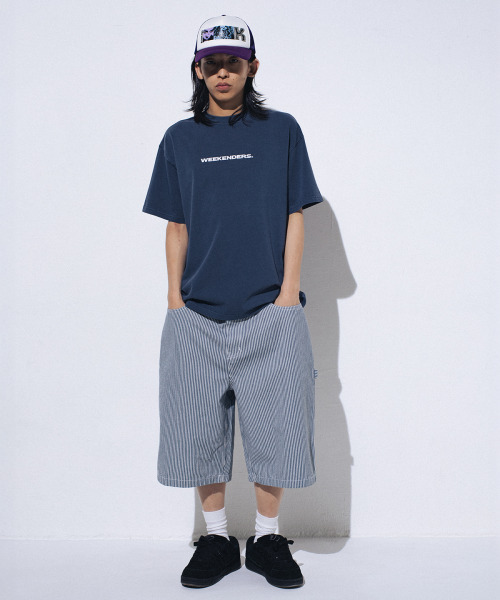 WKNDRS(ウィーキャンドース)の「PINSTRIPE SHORTS (L.BLUE)(その他パンツ・レディース・その他・MEDIUM/LARGE/X-LARGE)」の8枚目の写真
